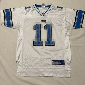 NFL Football Jersey Detroit Lions Roy Williams #11 Youth Large Reebok